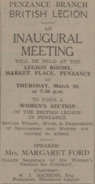 add rbl woman Thursday 13 March 1947