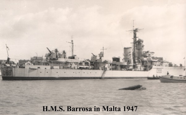 hms barrosa 1947 malta 1947